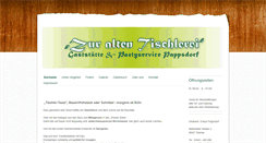 Desktop Screenshot of gaststaette-pappsdorf.de